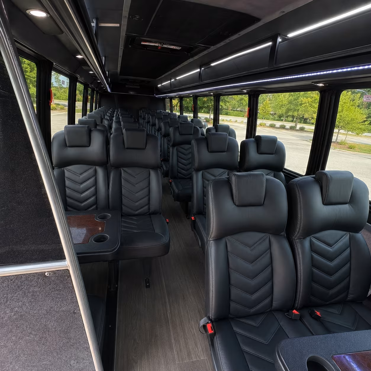 carlsbad 25 passenger minibus interior