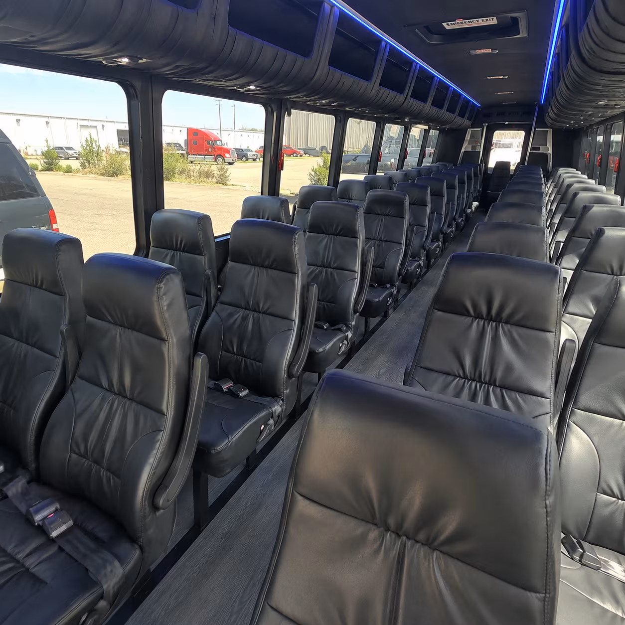carlsbad 35 passenger minibus interior
