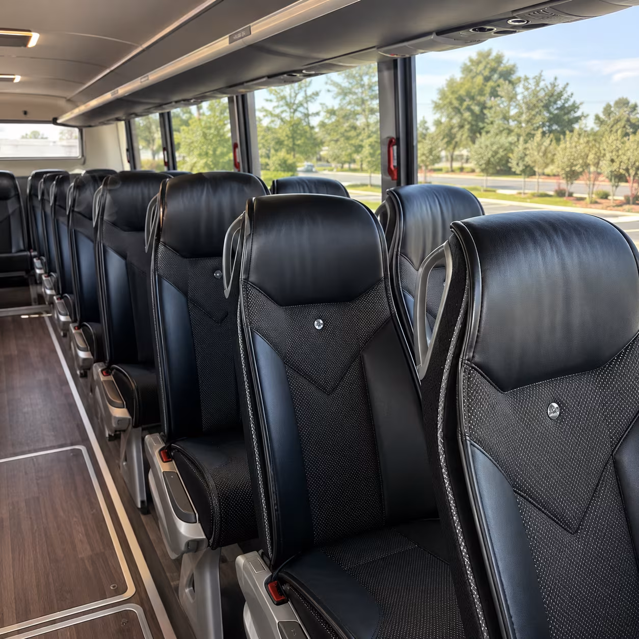 carlsbad 45 passenger charter bus interior