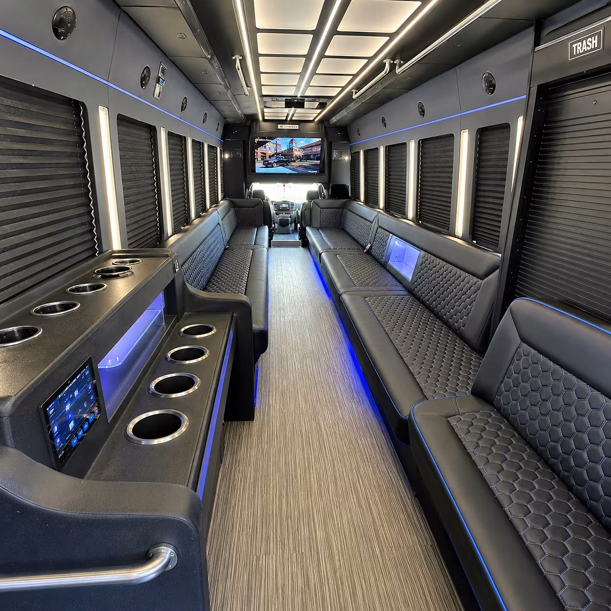 carlsbad party bus inside