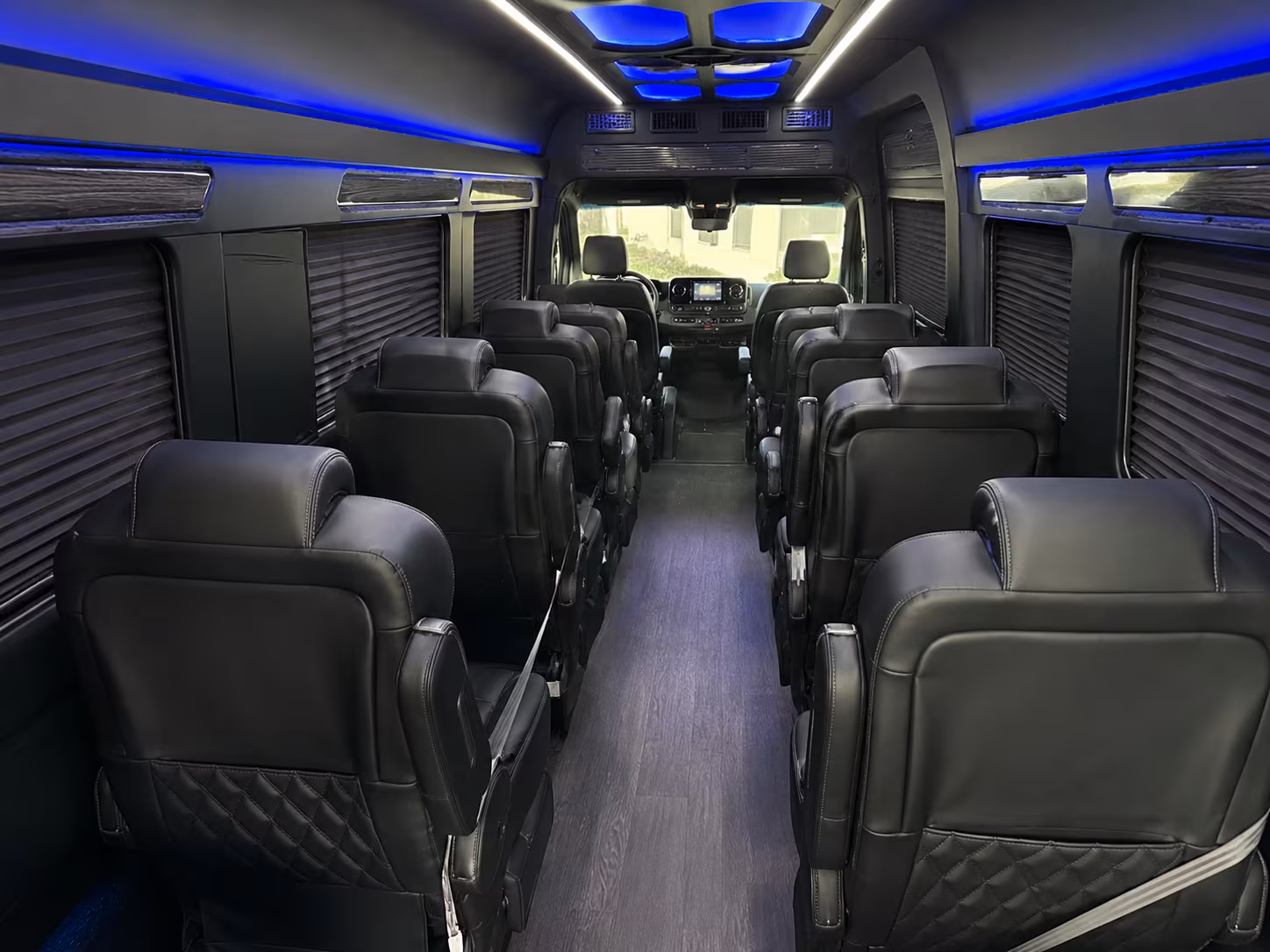 carlsbad sprinter van with driver inside